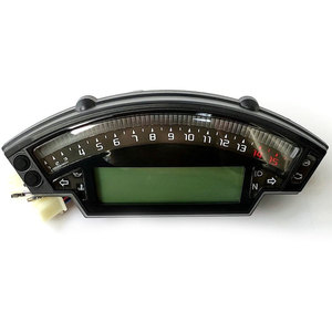Pantalla LCD <span class=keywords><strong>para</strong></span> Motocicleta, Tablero <span class=keywords><strong>de</strong></span> Instrumentos <span class=keywords><strong>de</strong></span> <span class=keywords><strong>6</strong></span> <span class=keywords><strong>Velocidades</strong></span>, Odómetro Universal Multicolor, Velocímetro, Tacómetro - Product Image 3