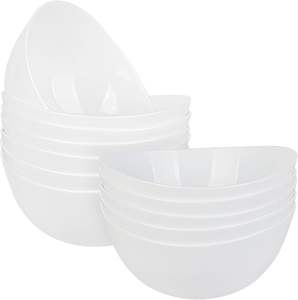 Tazones Grandes para Ensalada de 42 oz, Tazones de Plástico para Servir Ensalada, Ramen, Sopa, Avena, Cereal, Bocadillos, Palomitas de Maíz, Aptos para Microondas - Product Image 1