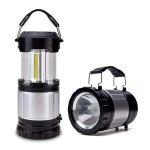 Lanterne de camping LED portable, lampe d'urgence extérieure avec interrupteur à bouton pour tente et camping - Product Image 1