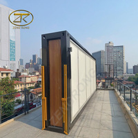 Maisons de luxe de haute qualité 20 pieds en acier Casa Prefabricadas maison pliable maison en conteneur extensible maisons en conteneur prêtes à l'emploi
