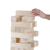 Grande tour de Tumbling en bois avec Logo personnalisé, jeu d'extérieur pour garçons et filles