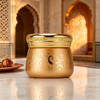 Vente en gros de pots à crème en verre givré de luxe de 120 ml avec couvercle hermétique, logo personnalisé, pot cosmétique pour produits de beauté haut de gamme