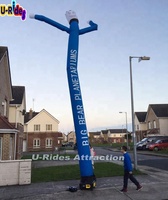 Prix d'usine en gros, logo personnalisé, grand homme gonflable coloré à une seule jambe pour la publicité