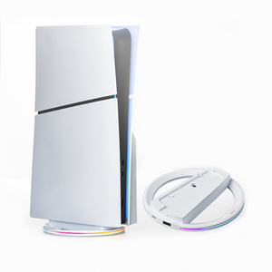 Accessoires de support vertical léger RVB avec HUB pour PS5/<span class=keywords><strong>Slim</strong></span> Universal <span class=keywords><strong>Stand</strong></span> Holder Console Dock Mount Base - Product Image 1