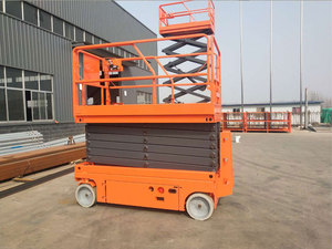 La <span class=keywords><strong>pelle</strong></span> élévatrice automotrice de ciseaux de <span class=keywords><strong>chenille</strong></span> soulève la rampe de chargement de conteneur de voie - Product Image 4