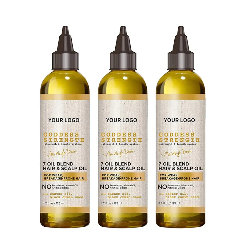 Aceite orgánico de Romero para el cuero cabelludo, aceite de masaje Natural para el crecimiento del cabello, antipicazón, con logotipo personalizado, 4,2 OZ