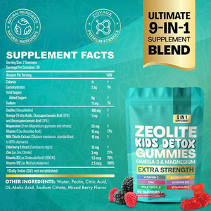 Gomitas Masticables Personalizadas con Zeolita para Niños, Desintoxicantes <span class=keywords><strong>9</strong></span> en 1 con Zeolita, Omega-3 y Magnesio - Product Image 4
