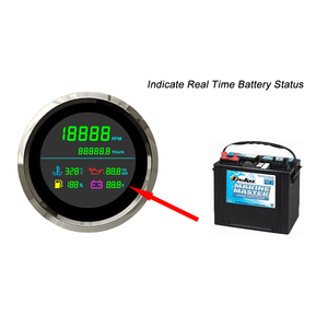 Nouveau Compteur Multifonction 6-en-1 85mm : Compteur Horodaté, Température Eau, Pression Huile, Jauge Carburant, Tachymètre, Étanche IP66 12V/24V VIT - Product Image 5