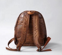 Sac à dos unisexe en cuir véritable fait à la main City Collection Fashionable Top Grade Daily Use