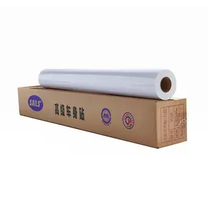 设计低价生态溶剂可拆卸和可印刷白色乙烯基地板不干胶乙烯基卷，用于数字印刷