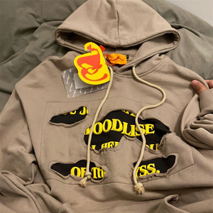 Nueva Sudadera con Capucha Unisex de Estilo Urbano Americano Hiphop, con Bordado 3D, Ecológica, Transpirable, con Bolsillo y Largo Regular - Product Image 2
