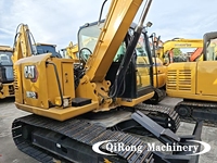 Mini-excavatrice CAT 307E2 d'occasion de 41,5 kW, importée du Japon, jaune, à faible consommation de carburant, pour travaux municipaux, de jardinage, agricoles et de construction en espaces étroits
