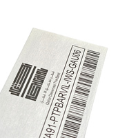 Étiquette d'identification d'actif en aluminium personnalisée avec numéro de série laser et code-barres métallique pour la gestion du suivi logistique