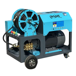 Kit <span class=keywords><strong>de</strong></span> Limpieza <span class=keywords><strong>de</strong></span> Alcantarillado Eléctrico con Boquillas Completas, Manguera <span class=keywords><strong>de</strong></span> 50M, 37kW, 60L/min, 50HP, Máquina <span class=keywords><strong>de</strong></span> Alta Presión para Trabajos Industriales Pesados - Product Image 3