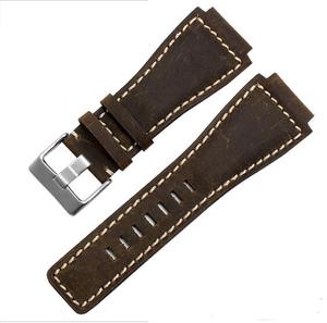High Quality <strong>Italy</strong> Genuine <strong>Leather</strong> Men's Watch Bands for Watch 35*24mm - Product Image 1