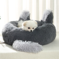 Coussin pour chien, matelas chaud et moelleux pour l'hiver, accessoires pour animaux de compagnie