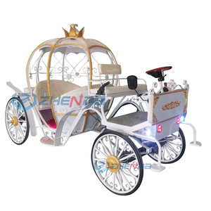 Charrette à chevaux pour visites touristiques/Charrette à chevaux citrouille pour mariage/Charrette à chevaux sans chevaux à 6 places - Product Image 6