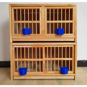 Caja nido antidisturbios <span class=keywords><strong>de</strong></span> madera para cría <span class=keywords><strong>de</strong></span> palomas, casa para gatos, conejillo <span class=keywords><strong>de</strong></span> indias para uso en interiores y exteriores, jaula básica para animales - Product Image 4