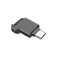 Lecteur de carte Mini TF Type-C 2.0, stockage externe, noir, extensible, pour clé USB C 2.0 Mini TF