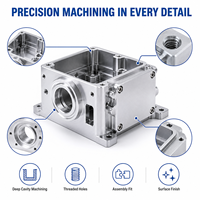 Boîtier d'assemblage en aluminium CNC de précision sur mesure pour l'électronique, les équipements industriels et les systèmes d'automatisation