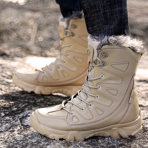 <span class=keywords><strong>Stivali</strong></span> da Neve da <span class=keywords><strong>Uomo</strong></span> con Tomaia <span class=keywords><strong>in</strong></span> Pelle Sintetica, Fodera <span class=keywords><strong>in</strong></span> <span class=keywords><strong>Pelliccia</strong></span> Ispessita, Impermeabili e Caldi - Product Image 2