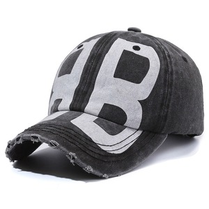 Casquette de baseball vintage à 6 panneaux avec logo personnalisé, imprimé lettres, en coton délavé, style snapback, unisexe, réglable - Product Image 6