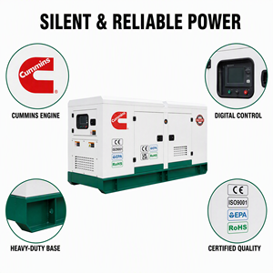 เครื่องกำเนิดไฟฟ้าดีเซล Cummins 30KW-2000KW 50Hz 60Hz ATS CE สำหรับโทรคมนาคม, ศูนย์ข้อมูล, ห้องเซิร์ฟเวอร์ ระบบสำรองไฟฉุกเฉิน - Product Image 4