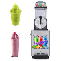 Machine à slush populaire à un seul réservoir avec structure facile à nettoyer pour les petites entreprises de restauration et les vendeurs de nourriture de rue
