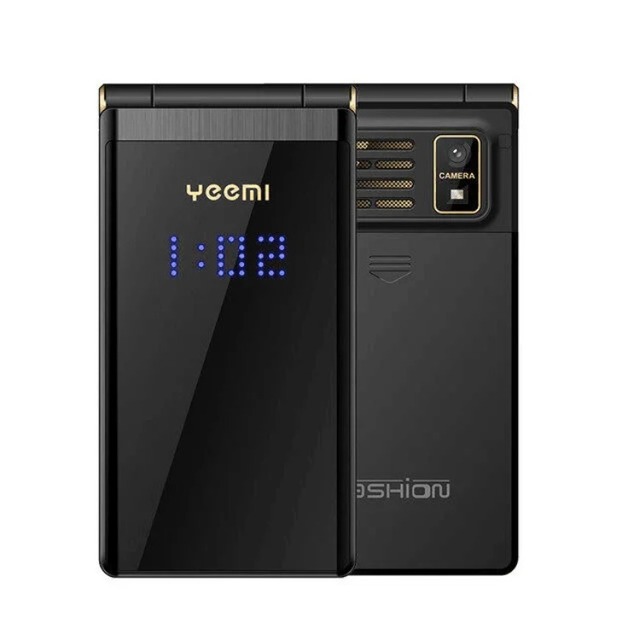 M2-C Brand New 2G Mobile Phone GSM MTK Flip Phone 2.8inches Dual Screen Big Letters MP3/MP4 Player Original Cellphone