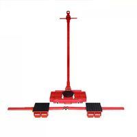 Chariots de manutention industriels ROHO robustes, capacité 16T, plateforme de stockage, roulettes rotatives à 360 degrés, roues en acier pour le transport de marchandises