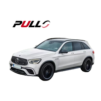 Approprié pour Mercedes Benz GLC classe X253 16-19 mise à niveau à 21 GLC63 AMG body kit comprend avant et pare-chocs arrière avec grille lampes