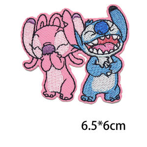 漫画アニメかわいいエイリアンパッチ3Dアイアンオンステッカー生地バッジDIY刺繍アップリケ衣服用 - Product Image 4