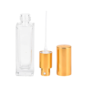 Botella de <span class=keywords><strong>Perfume</strong></span> de Vidrio Cuadrada de Lujo de 5ml-50ml con Tapa de Aluminio, Serigrafía con Logotipo Personalizado - Product Image 3