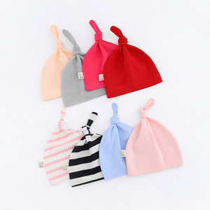 <span class=keywords><strong>Gorro</strong></span> de Nudo para Bebé, Color Sólido, Algodón Ammonia Oboro, <span class=keywords><strong>Invierno</strong></span>, <span class=keywords><strong>Gorro</strong></span> Corrector para Recién Nacidos, Europa, Estados Unidos - Product Image 5