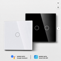 Bingoelec OEM/ODM EU Smart Life Interrupteur mural tactile WIFI en verre trempé 1/2/3/4 voies pour usage professionnel