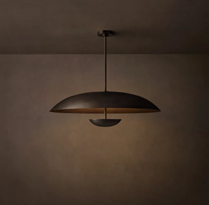 Suspension ovale en acier <span class=keywords><strong>laqué</strong></span> laiton bruni style industriel américain pour table à manger, <span class=keywords><strong>bar</strong></span>, îlot de cuisine - Product Image 3