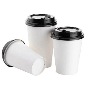 Fabrication de gobelets en papier à paroi simple avec logo personnalisé haut de gamme, gobelets en papier jetables biodégradables pour café et lait - Product Image 1