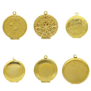 Tùy Chỉnh Các Nhà Sản Xuất Đồ Trang Sức 37 Loại Quyến rũ Giữ Hình Ảnh Brass Vòng Ảnh Mề Đay Mặt Dây Chuyền Đối Với Trang Sức Làm Phụ Kiện - Product Image 4