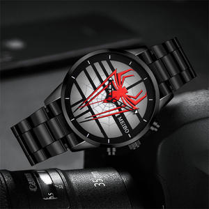 Reloj de Pulsera Deportivo de Cuarzo con Correa de Acero y Diseño Personalizado Creativo de Araña para Hombre - Product Image 4