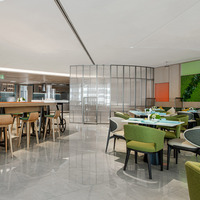 Orangefurn-Juego de muebles para hotel, Sección de comedor público, mesa de consulta, asiento de tarjeta, sofá, mesas de comedor, sillas, diseño versátil