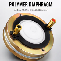 Haut-parleur de compression professionnel 50W pour électronique automobile, tweeter à compression avec diaphragme