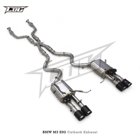 Sistem Knalpot Catback Elektronik Berkatup Stainless Steel Boska dengan Katalis untuk BMW M3 E90/E92/E93 4.0L 2008-2013 Pipa Knalpot Muffler
