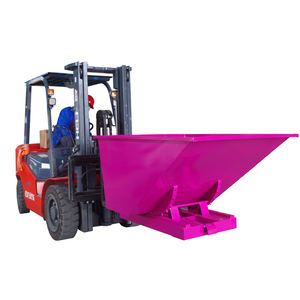 Contenedor Volquete para Montacargas, Tamaño Estándar, Tolva Inclinable, Placa de Acero de 2-3 mm, Contenedor Autovolcable para Montacargas, Contenedor de Residuos Industriales - Product Image 1
