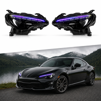 Ensemble de phares YX en ABS incassable pour Toyota GT86 Subaru BRZ Scion FR-S 2012-2021 6000K 12V Super Blanc Plug-and-Play Auto