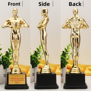 JIATAO - Vente en gros d'usine - Trophées en plastique personnalisables, petites statuettes dorées en forme d'ailes d'ange, modèle pour technique de moulage - Product Image 3