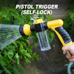 SUNSHINE 8-en-1 <span class=keywords><strong>Brosse</strong></span> de <span class=keywords><strong>lavage</strong></span> auto, pistolet à mousse, buse de <span class=keywords><strong>tuyau</strong></span> d'<span class=keywords><strong>arrosage</strong></span>, flacon de mousse, pulvérisateur de savon - Product Image 4