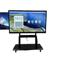 Vente flash : Écran tactile capacitif LCD 4K de 100 pouces, tableau blanc interactif pour salle de classe, panneau plat intelligent pour usage professionnel