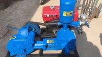 Pompe à boue de forage en acier BW160 à piston unique avec alimentation diesel/hydraulique/électrique pour le forage de puits d'eau et géologique