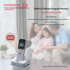 VIEFONG V79W Microphone WiFi <span class=keywords><strong>Téléphone</strong></span> SOS avec Écran d'Affichage, Raccourcis Clavier, Appel Mondial, <span class=keywords><strong>Interphone</strong></span> et Protection Domestique - Product Image 2