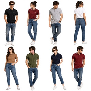 Liquidación de Stock Transpirable: Lote de Excedentes de Ropa de Bangladesh al por Mayor - Polo Uniforme de Algodón Oxford de Corte Regular - Product Image 1